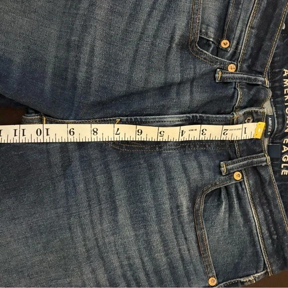 American Eagle Outfitters Men's Dark Blue Straight Jeans - Picture 8 of 8